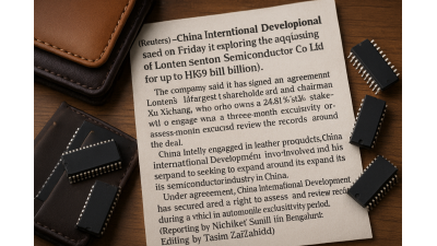Chinese Leather Goods Company Explores $1.2 Billion Buyout of Semiconductor Firm