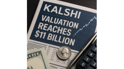 Kalshi Achieves $11 Billion Valuation After Securing $1 Billion in Funding