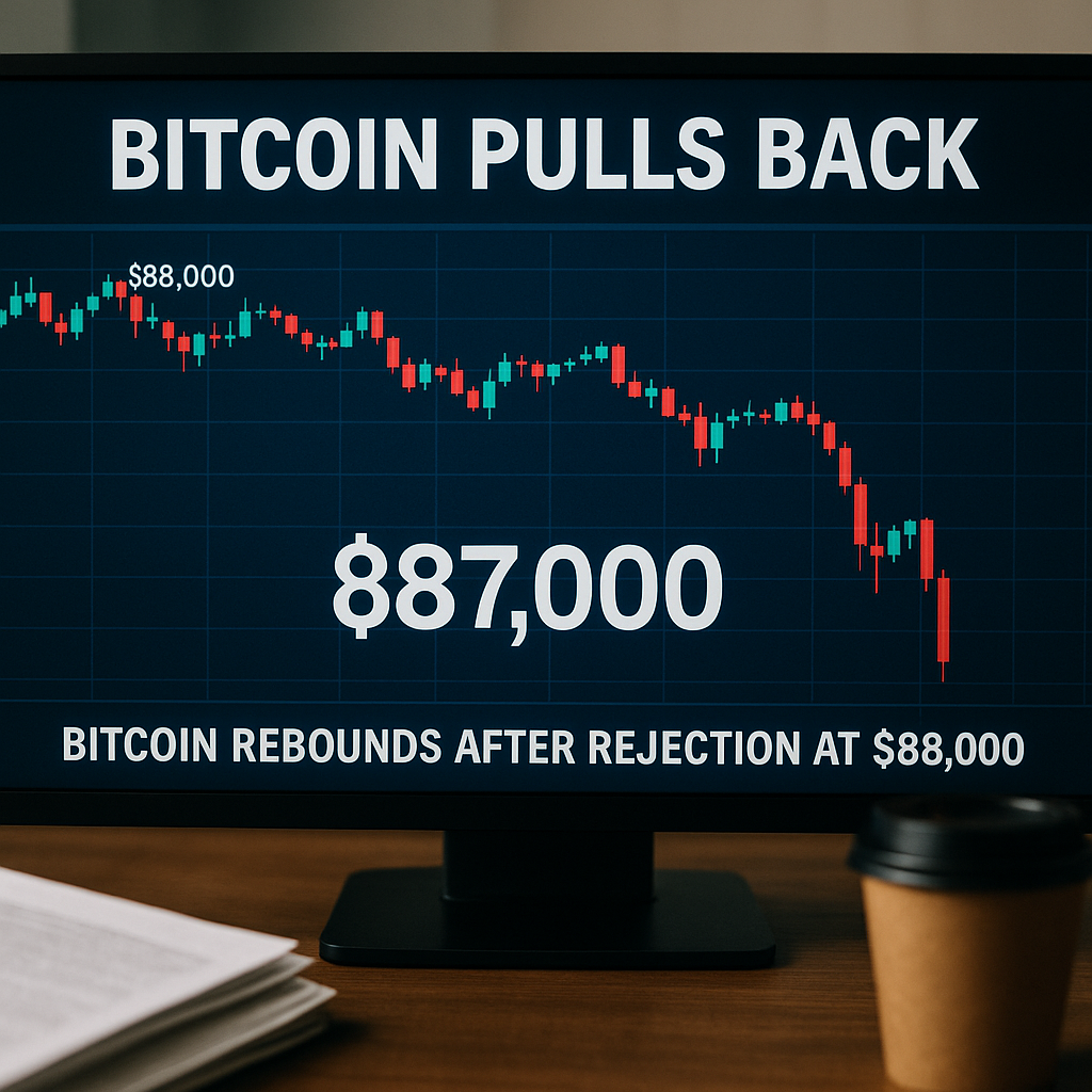 Bitcoin Approaches $88,000 Amid Renewed Optimism for Fed Rate Cuts