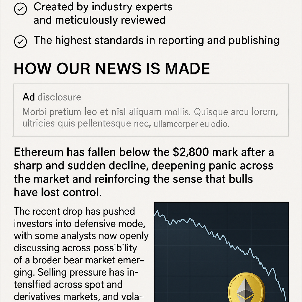 Ethereum's Open Interest Halves as $6.4B Worth of Positions Disappear: Market Reset Intensifies