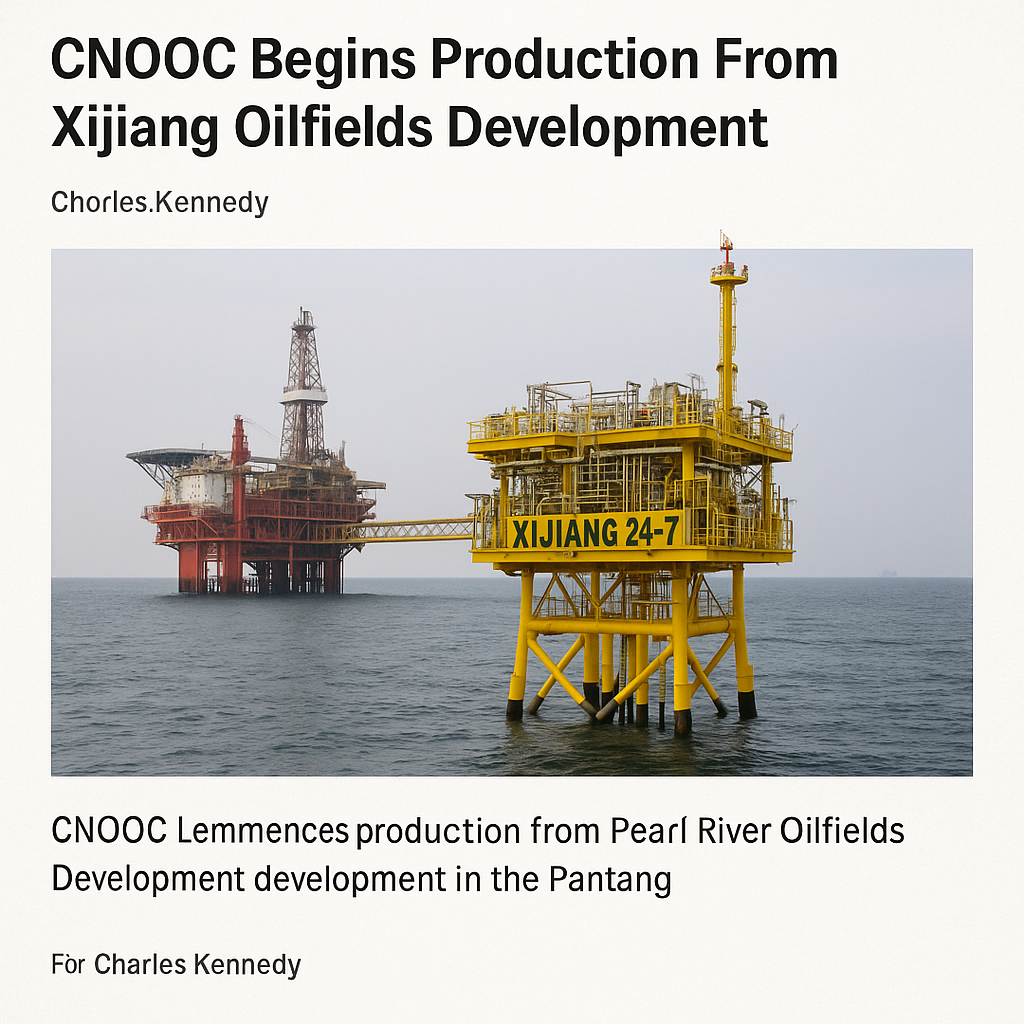 CNOOC Launches New Xijiang Offshore Project in the South China Sea
