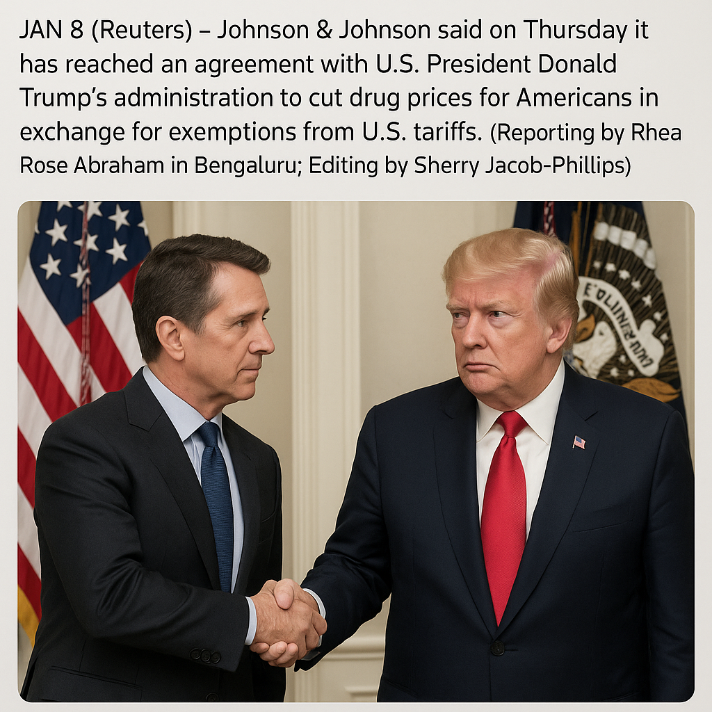 Johnson & Johnson Secures Agreement with U.S. Government to Reduce Drug Costs