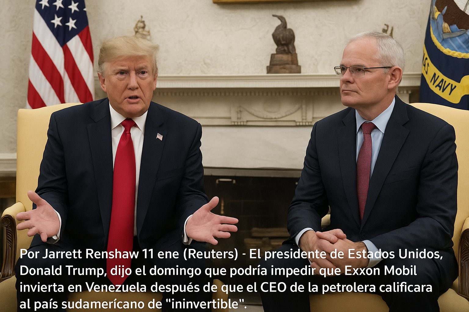 Trump's Remarks Could Keep Exxon Out of Venezuela Following CEO's 'Uninvestable' Claim
