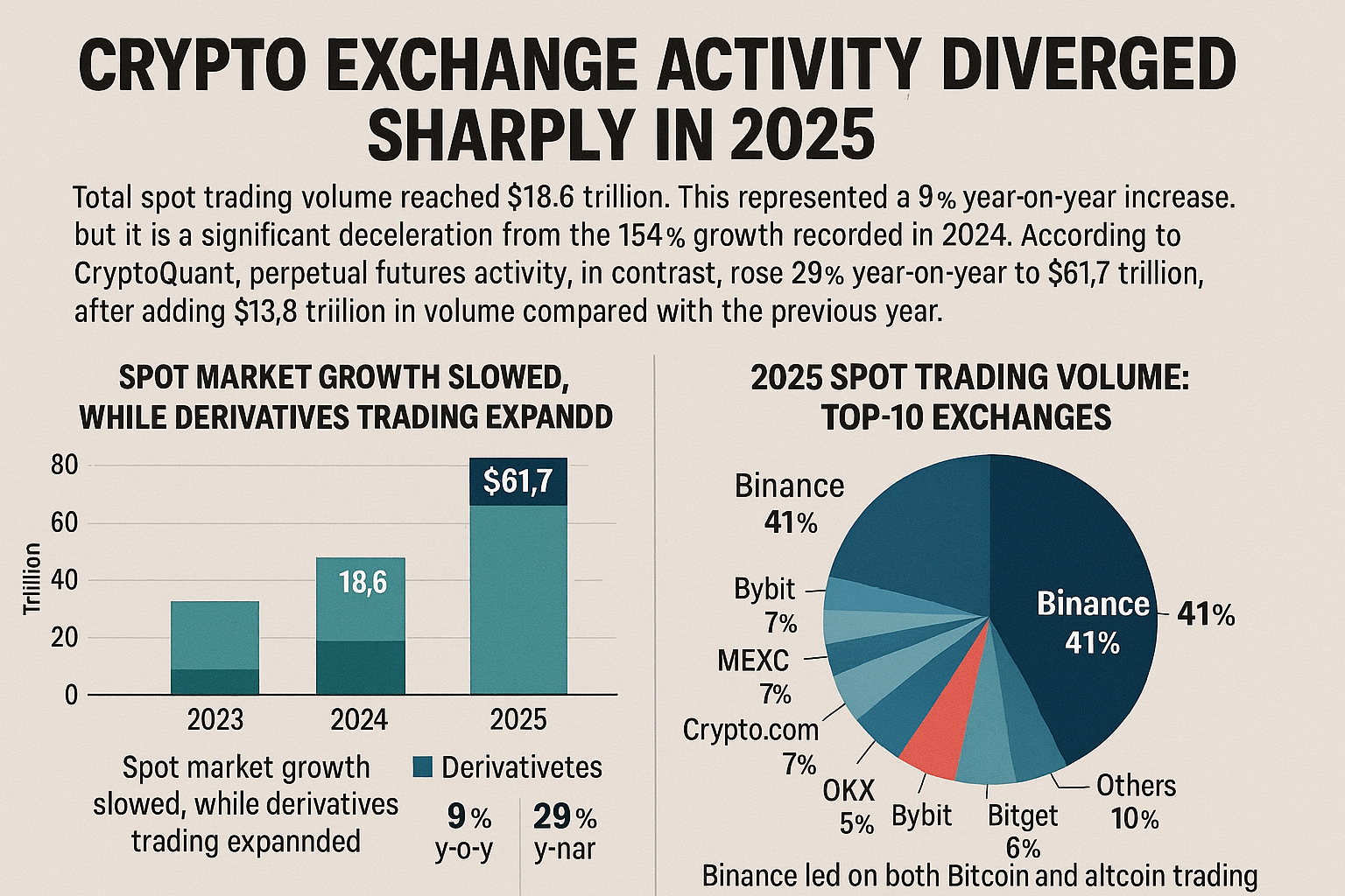 Binance Strengthens Its Dominance as Crypto Trading Becomes More Centralized: Analysis