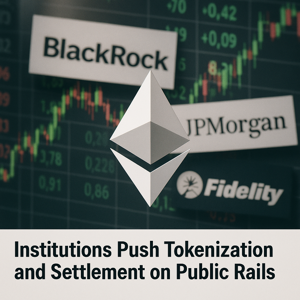 BlackRock and JPMorgan Among 35 Major Firms Advancing Ethereum Initiatives