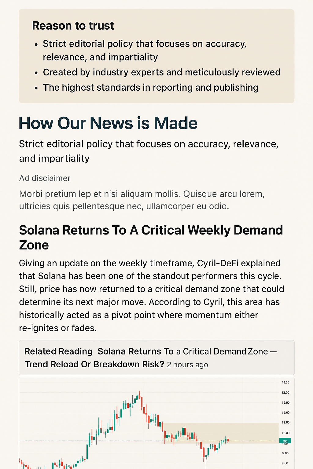 Solana Approaches Key Demand Zone — Will It Reload the Trend or Face Breakdown Risks?