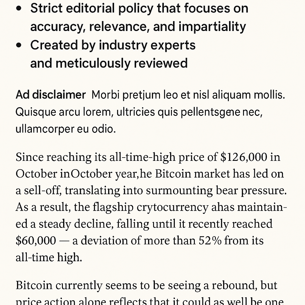 Bitcoin's Sharpe Ratio Dips to Historic Lows — Is Accumulation on the Horizon?