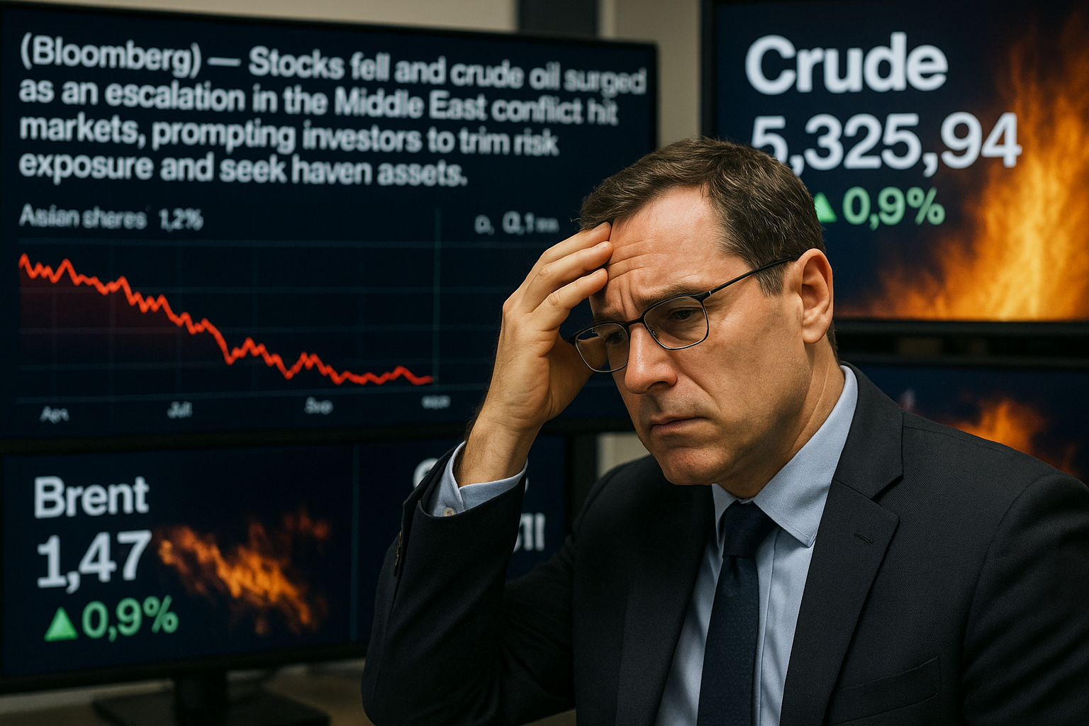 U.S. Stocks and Futures Slip as Oil Prices Surge Due to Iran Tensions: Market Overview