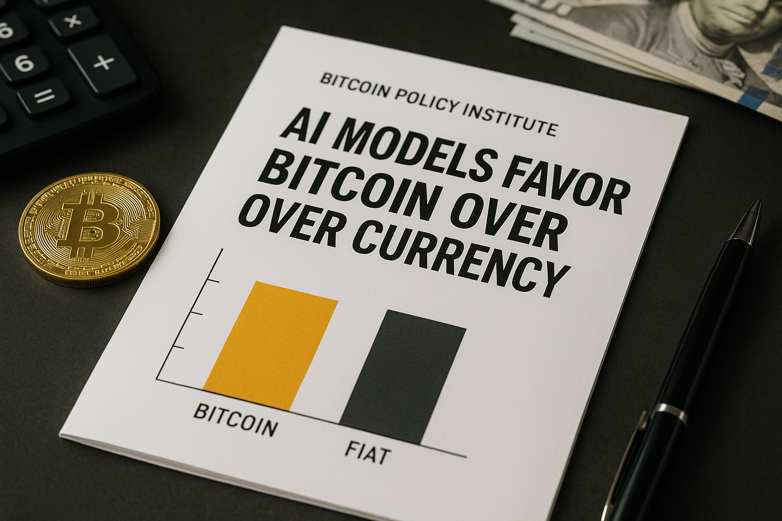 AI Models Favor Bitcoin Over Traditional Currency and Stablecoins, New Study Reveals