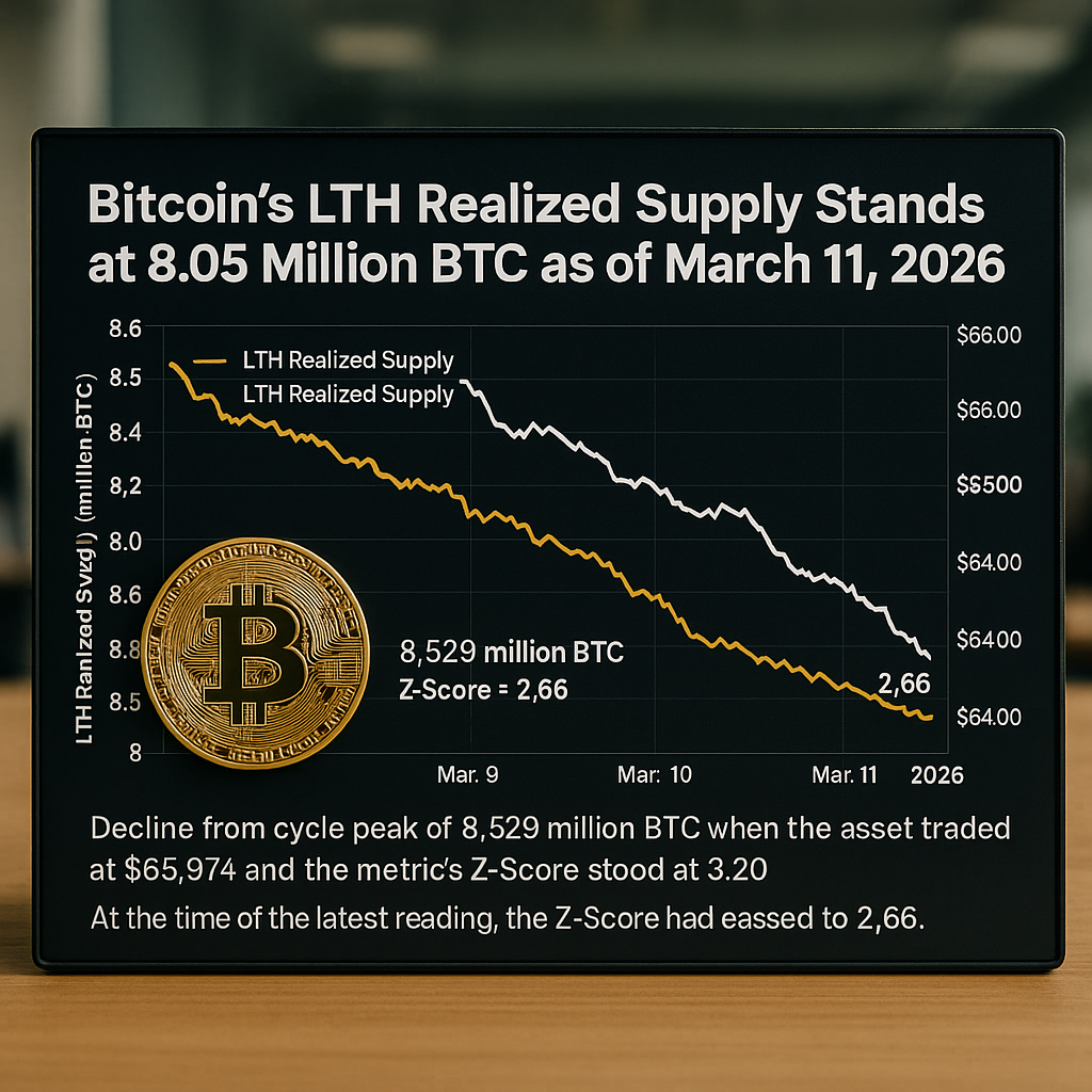Bitcoin Long-Term Holder Supply Approaches Record Highs Despite Recent Pullback