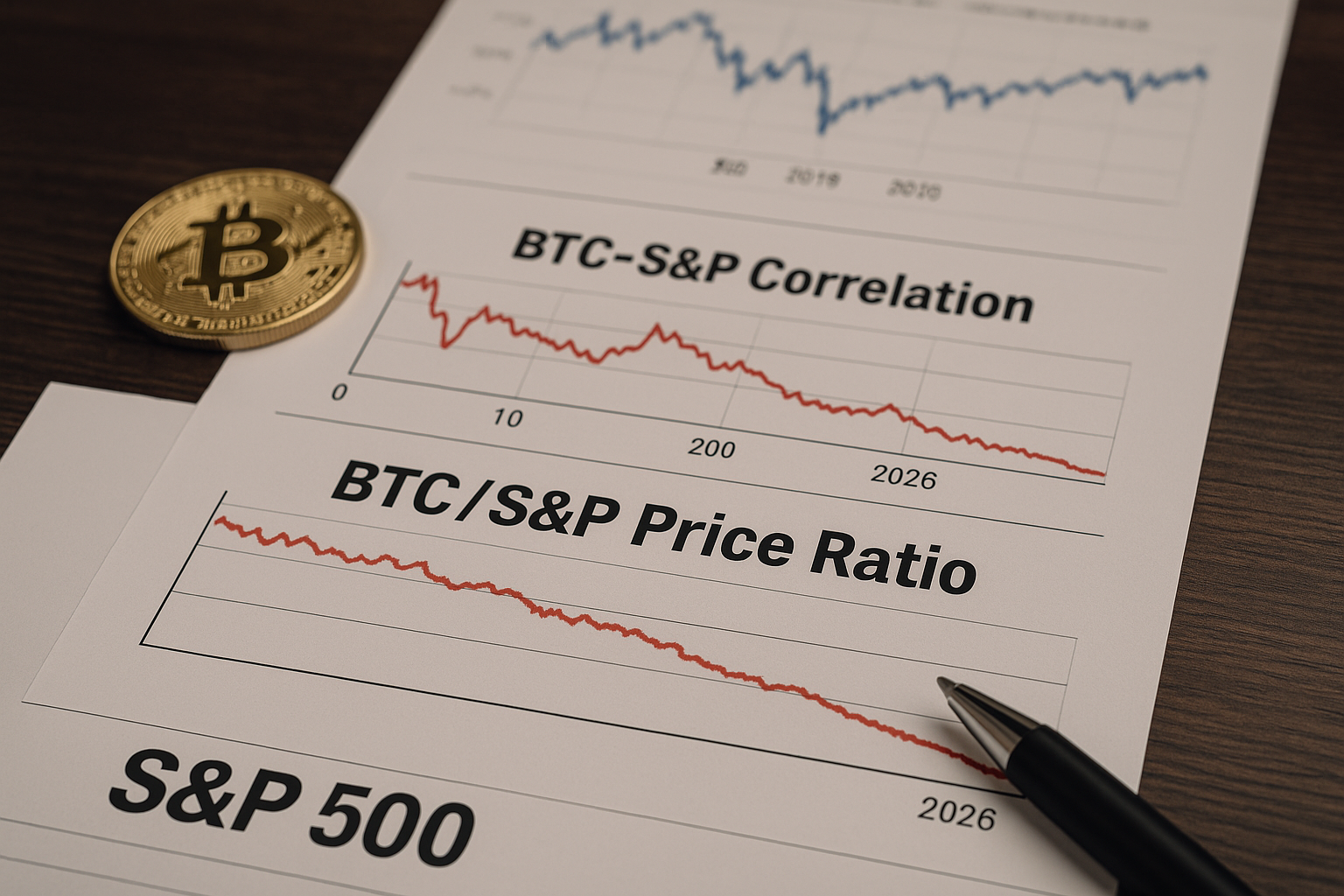 Expert Says Bitcoin's Correlation with S&P 500 Lacks Bullish Implications