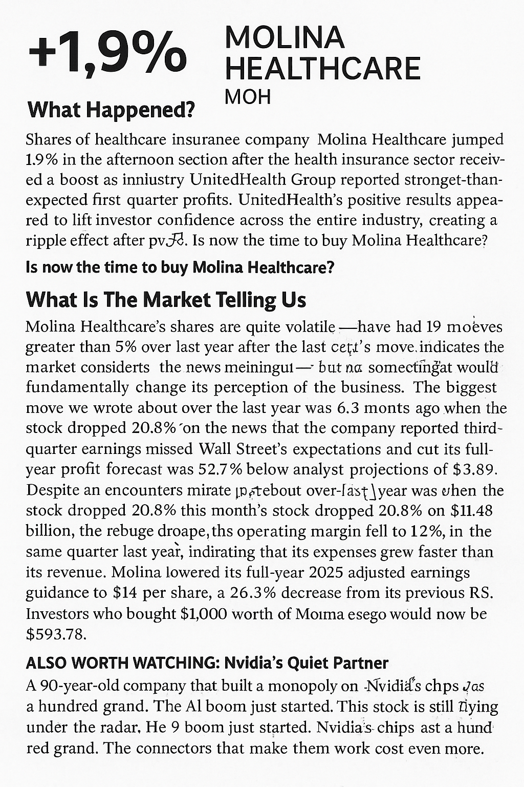 Molina Healthcare (MOH) Shares Rise: Key Insights