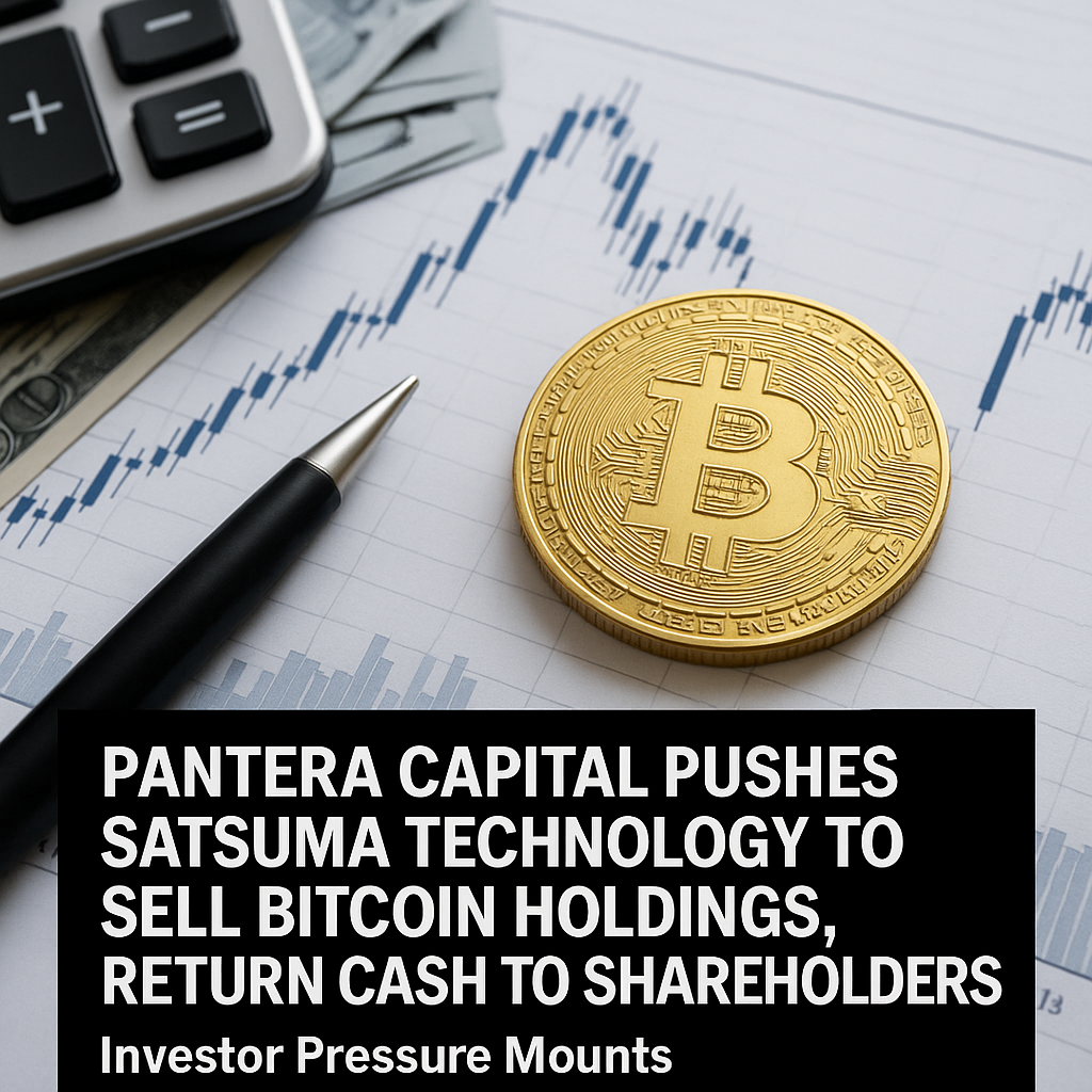 Pantera Capital Encourages Satsuma to Divest $50M in Bitcoin Holdings