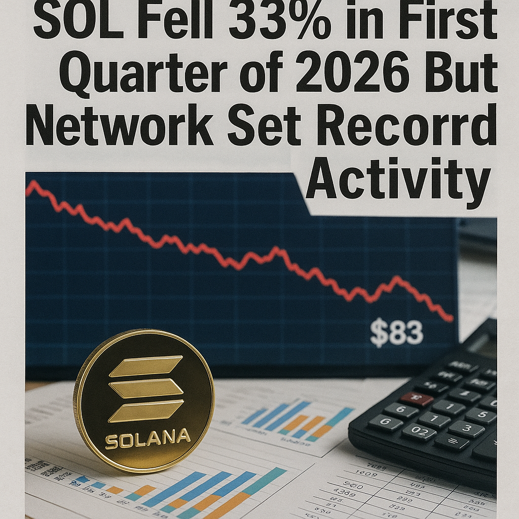 Record High Activity on Solana Despite 33% Drop in SOL Value During Q1
