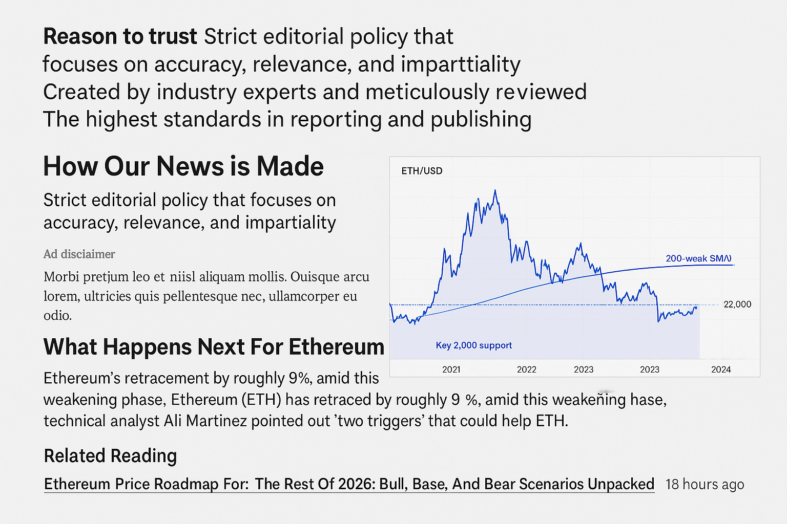 Analyst Identifies Two Key Triggers That Could Spark Ethereum's Next Rally