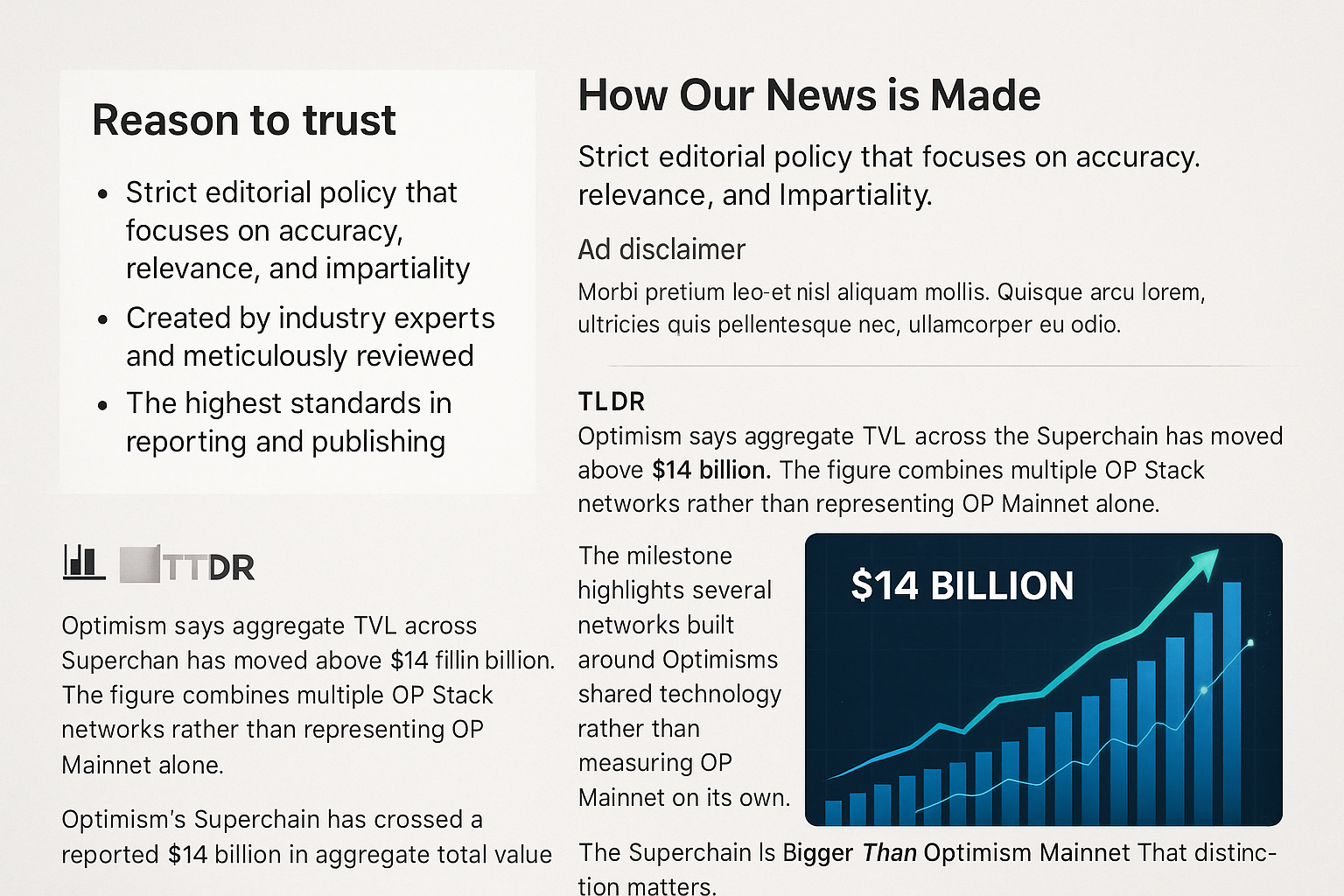 Optimism Reports Superchain TVL Surpassing $14 Billion